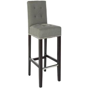 Safavieh Mercer Collection Thompson Cream Leather 25.8-inch Counter Stool(grey)