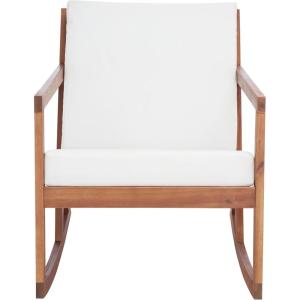 Safavieh Outdoor Collection Vernon Rocking Chair(Natural / Beige)