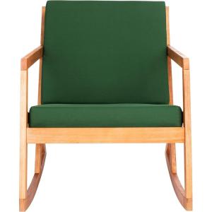 Safavieh Outdoor Collection Vernon Rocking Chair(Natural / Green)