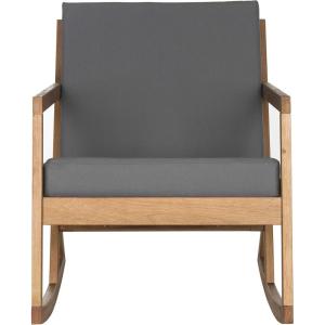 Safavieh Outdoor Collection Vernon Rocking Chair(Natural / Grey)