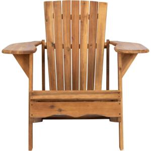 Safavieh PAT6700G Outdoor Collection Mopani Rustic Brown Side Chair(Natural)