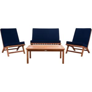 Safavieh PAT7044A Collection Chaston Teak(Natural/Navy)