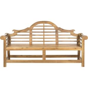 Safavieh Patio Collection Felicity Adirondack Acacia Wood Bench(Natural)