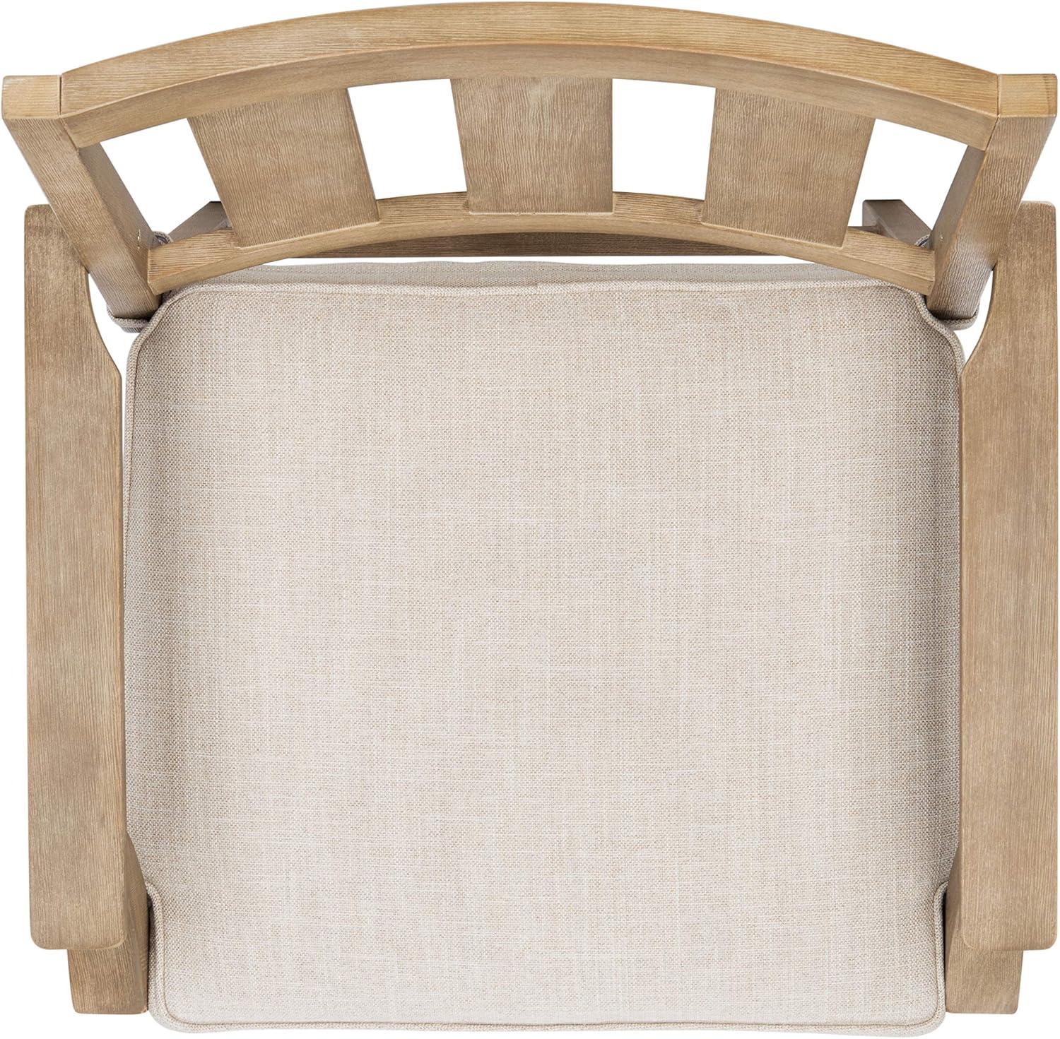 image:imageCouture Patio Collection San Salvador Natural and White 245inch Patio Counter Stools Set of 2NaturalWhite