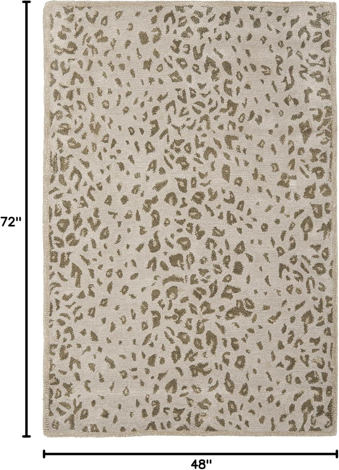image:imageMartha Stewart x SAFAVIEH Area Rug Collection 26 x 43 Sharkey Gray Handmade Wool amp Viscose Ideal for Living Room Bedroom Foyer Accent Space MSR3621DSharkey Gray