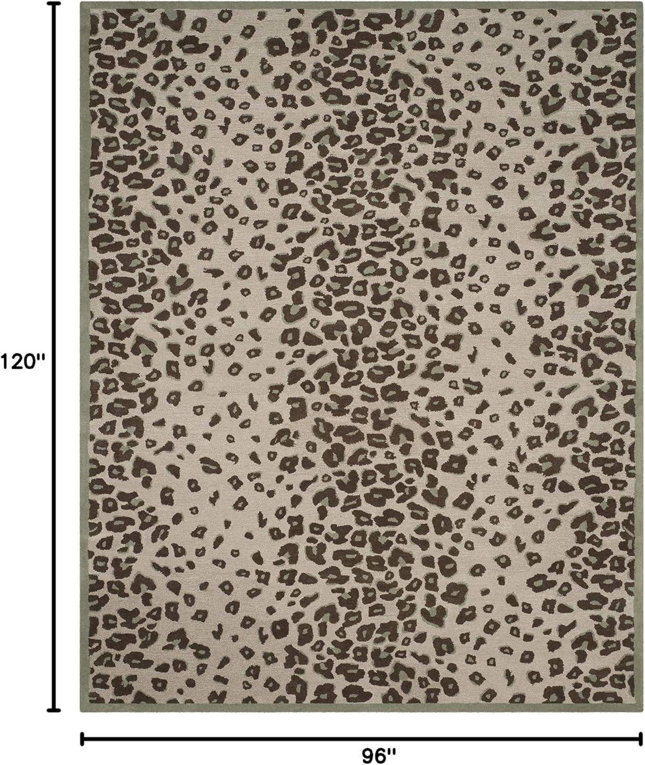 image:imageMartha Stewart x SAFAVIEH Area Rug Collection 26 x 43 Sharkey Gray Handmade Wool amp Viscose Ideal for Living Room Bedroom Foyer Accent Space MSR3621DGrassland Green