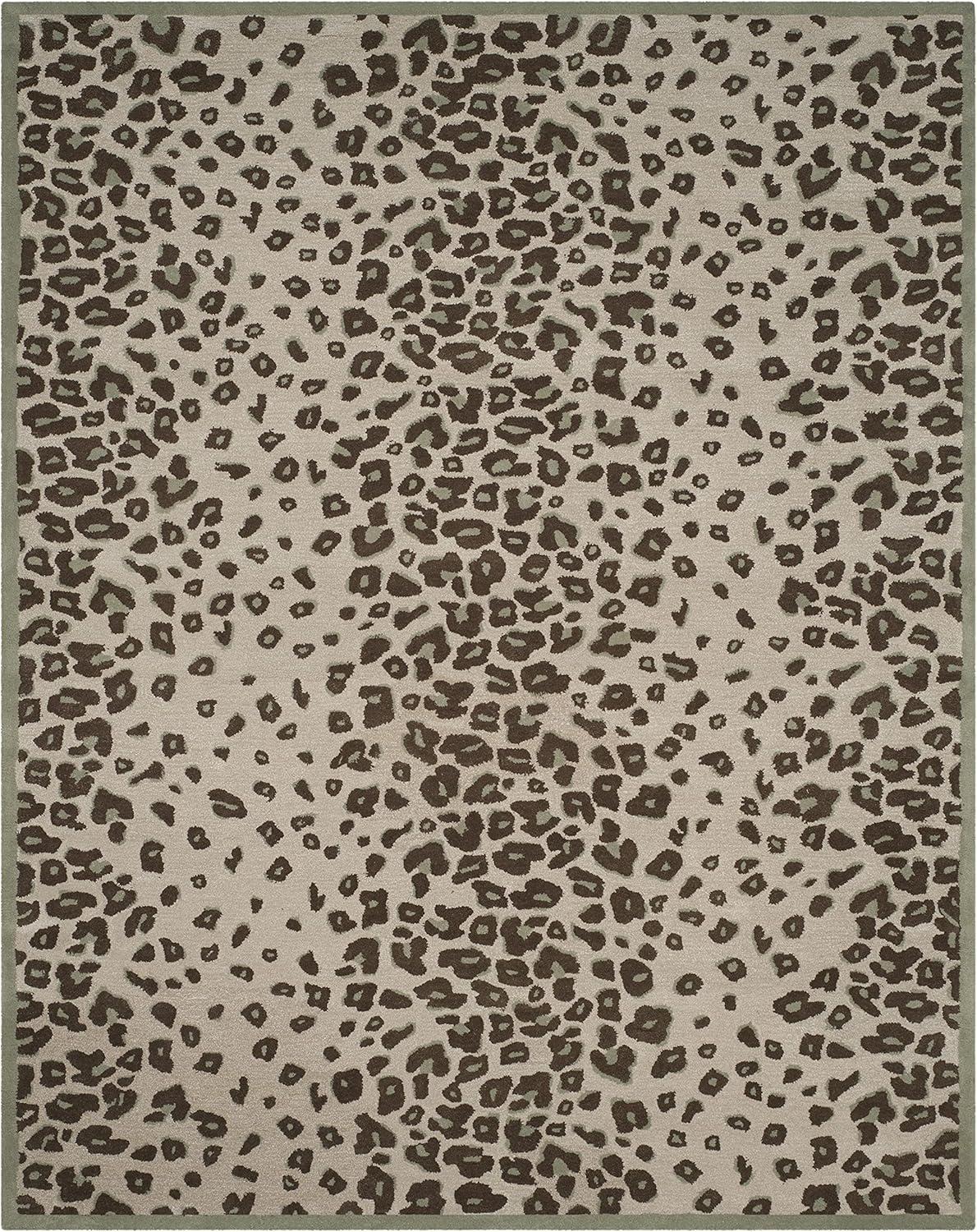 image:imageMartha Stewart x SAFAVIEH Area Rug Collection 26 x 43 Sharkey Gray Handmade Wool amp Viscose Ideal for Living Room Bedroom Foyer Accent Space MSR3621DGrassland Green