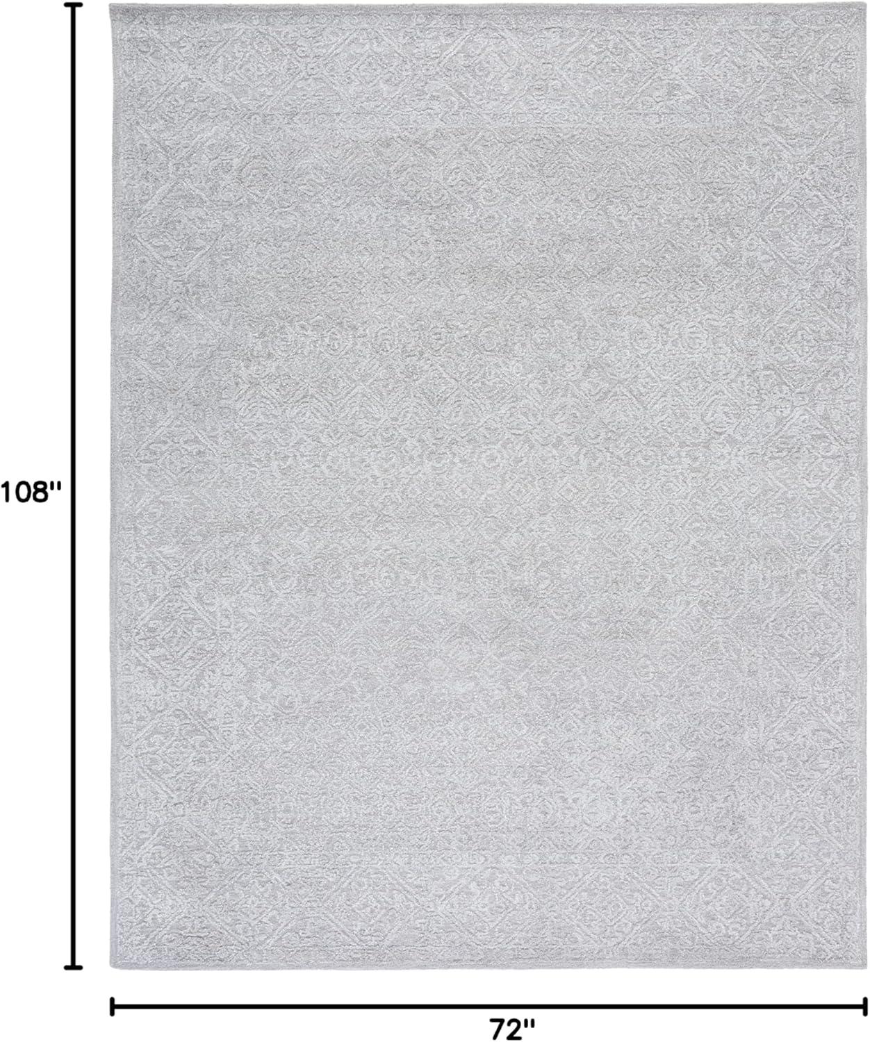 image:imageMartha Stewart x SAFAVIEH Area Rug Collection 3 x 5 Light Grey amp Taupe Handmade Wool amp Viscose Ideal for Living Room Bedroom Foyer Accent Space MSR3275EGrey