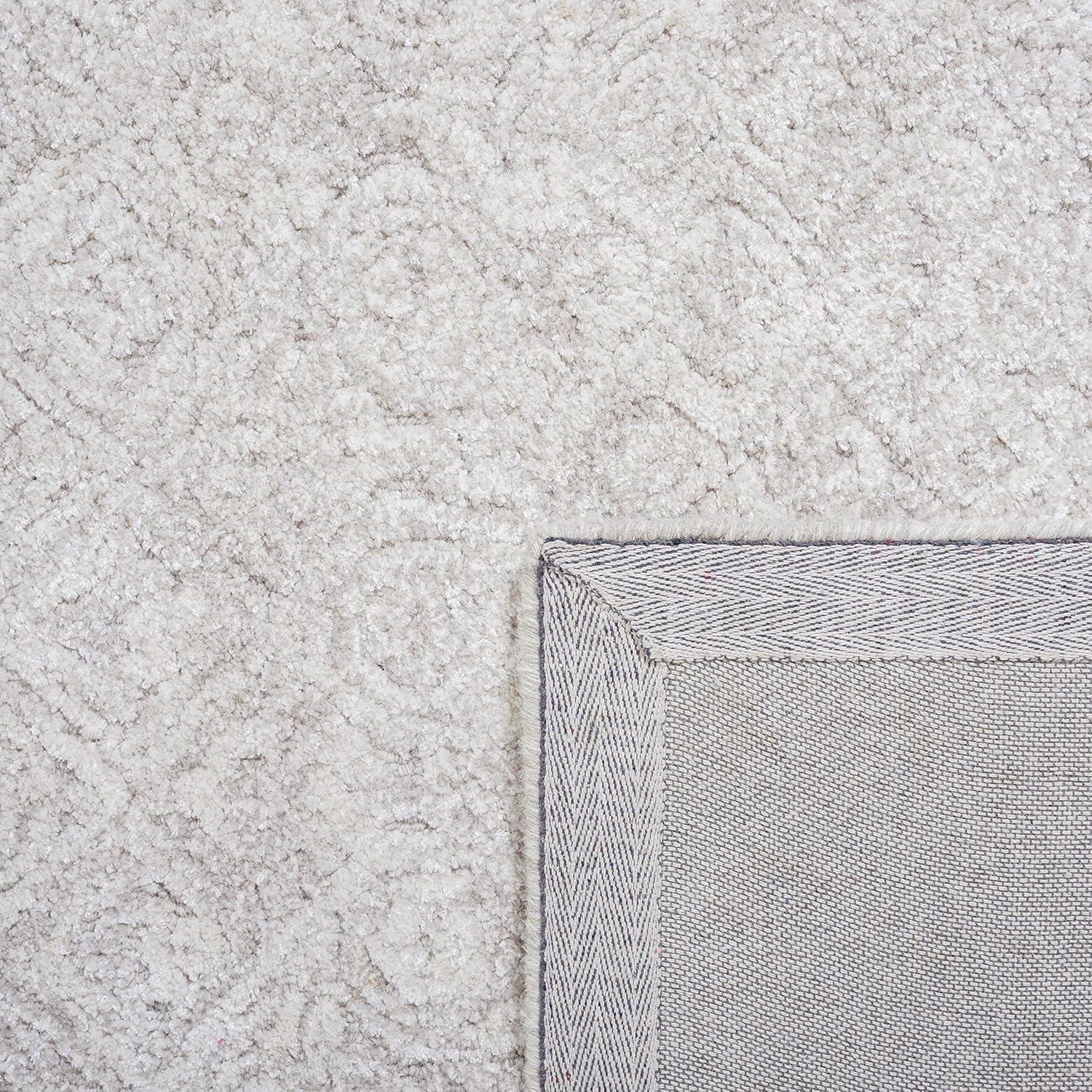 image:imageMartha Stewart x SAFAVIEH Area Rug Collection 3 x 5 Light Grey amp Taupe Handmade Wool amp Viscose Ideal for Living Room Bedroom Foyer Accent Space MSR3275ELight GreyTaupe
