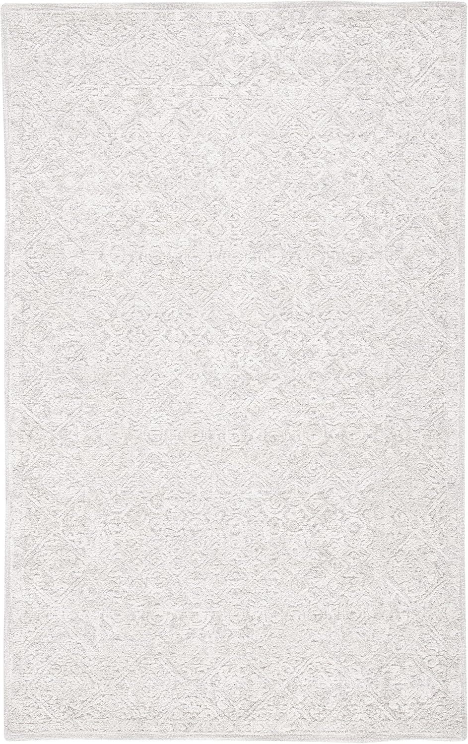 image:imageMartha Stewart x SAFAVIEH Area Rug Collection 3 x 5 Light Grey amp Taupe Handmade Wool amp Viscose Ideal for Living Room Bedroom Foyer Accent Space MSR3275ELight GreyTaupe