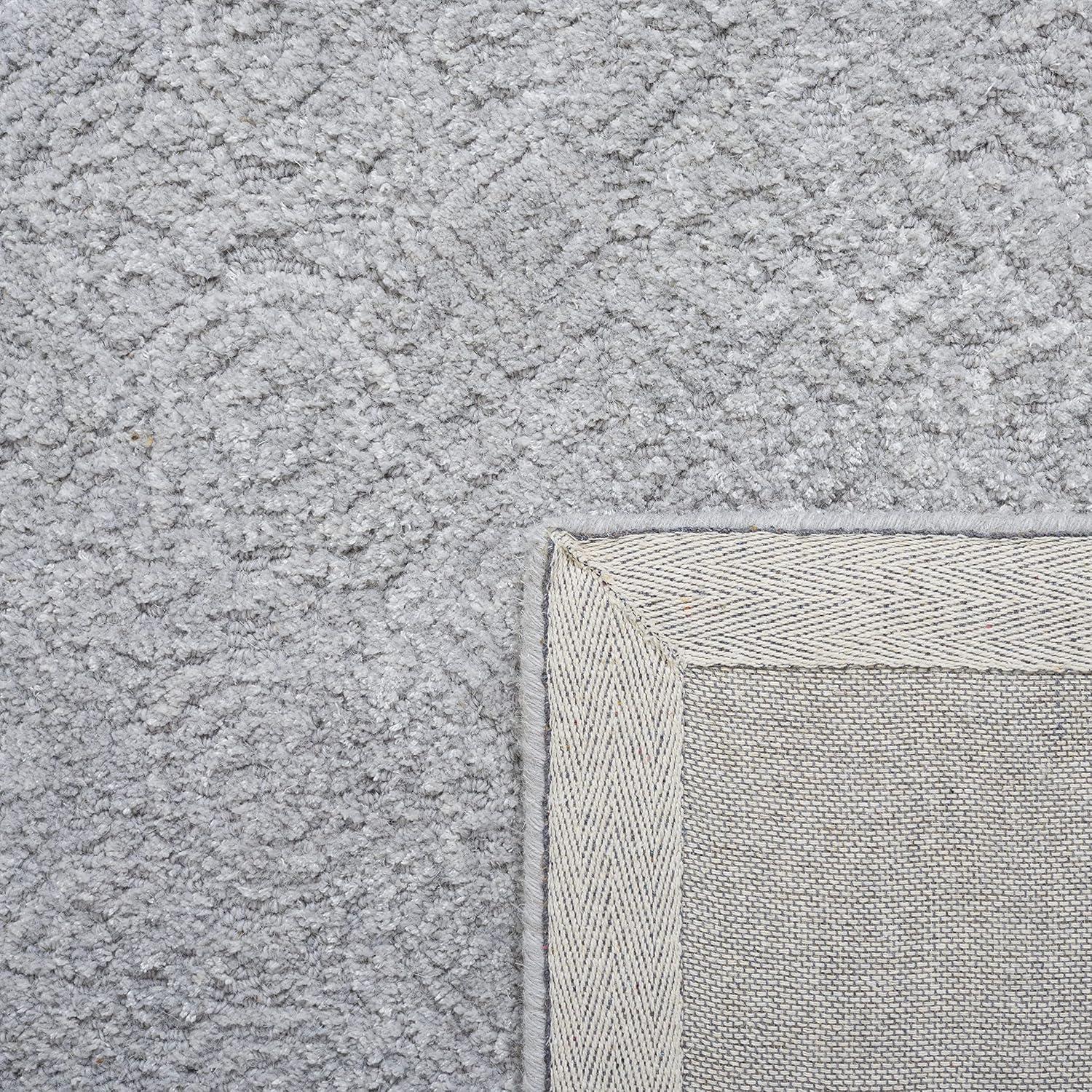 image:imageMartha Stewart x SAFAVIEH Area Rug Collection 3 x 5 Light Grey amp Taupe Handmade Wool amp Viscose Ideal for Living Room Bedroom Foyer Accent Space MSR3275EGrey