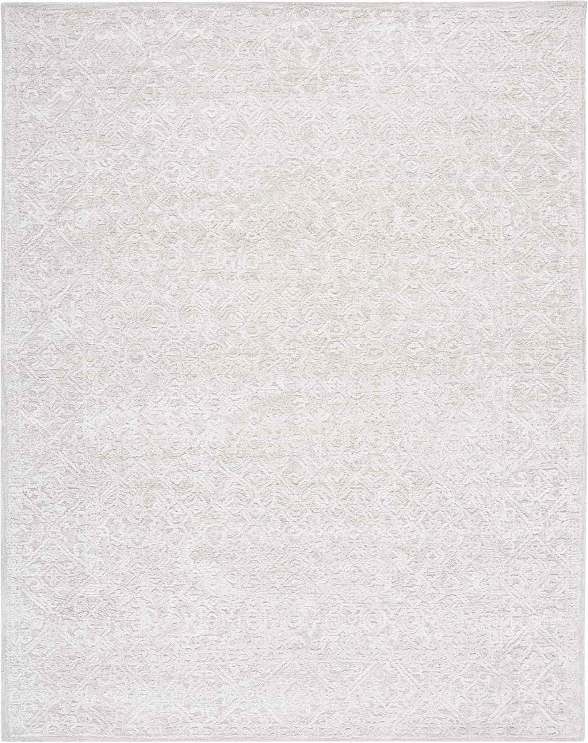 image:imageMartha Stewart x SAFAVIEH Area Rug Collection 3 x 5 Light Grey amp Taupe Handmade Wool amp Viscose Ideal for Living Room Bedroom Foyer Accent Space MSR3275ELight GreyTaupe