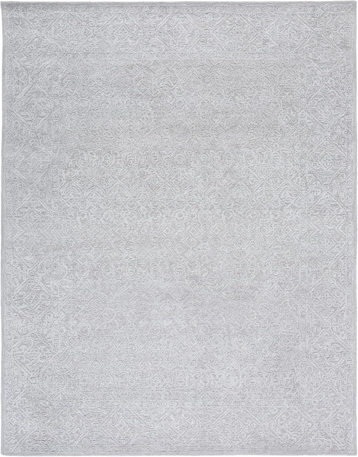 image:imageMartha Stewart x SAFAVIEH Area Rug Collection 3 x 5 Light Grey amp Taupe Handmade Wool amp Viscose Ideal for Living Room Bedroom Foyer Accent Space MSR3275EGrey