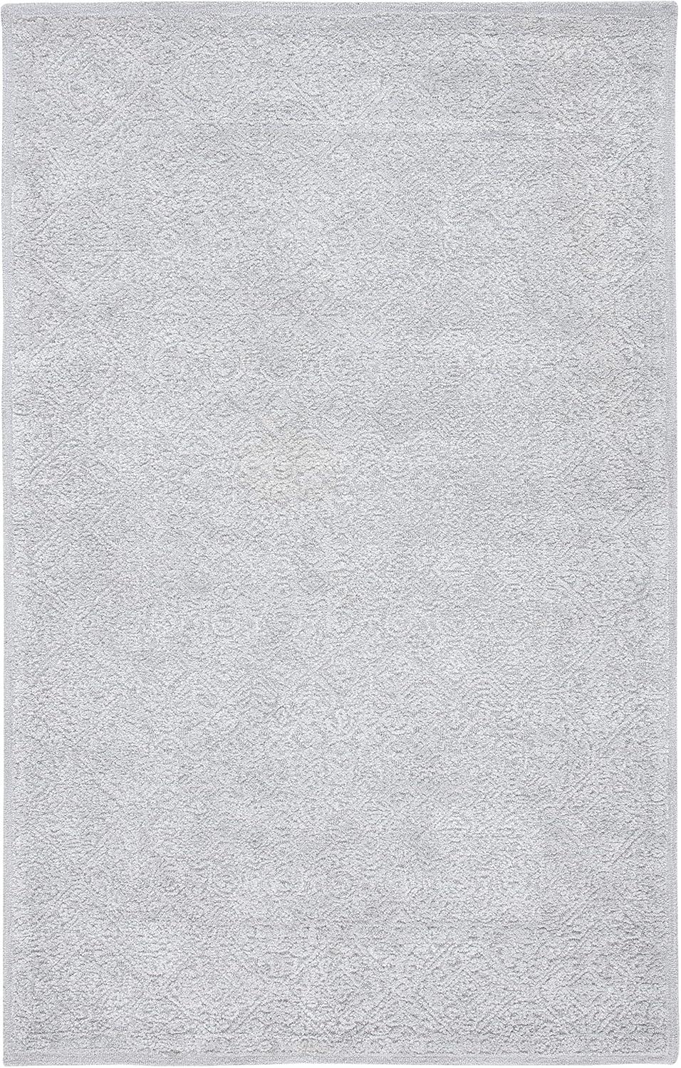 image:imageMartha Stewart x SAFAVIEH Area Rug Collection 3 x 5 Light Grey amp Taupe Handmade Wool amp Viscose Ideal for Living Room Bedroom Foyer Accent Space MSR3275EGrey