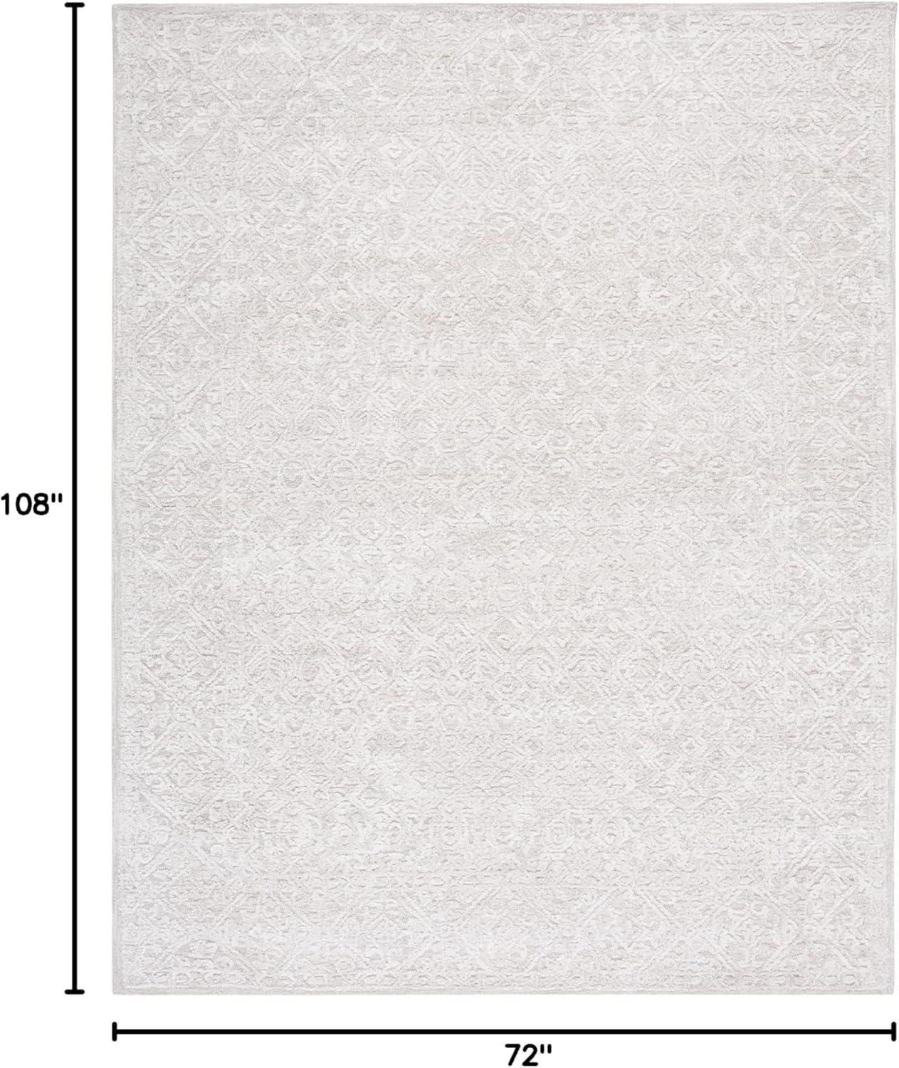 image:imageMartha Stewart x SAFAVIEH Area Rug Collection 3 x 5 Light Grey amp Taupe Handmade Wool amp Viscose Ideal for Living Room Bedroom Foyer Accent Space MSR3275ELight GreyTaupe