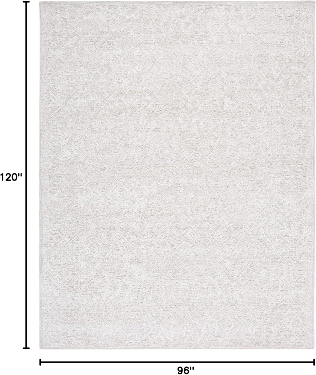 image:imageMartha Stewart x SAFAVIEH Area Rug Collection 3 x 5 Light Grey amp Taupe Handmade Wool amp Viscose Ideal for Living Room Bedroom Foyer Accent Space MSR3275ELight GreyTaupe