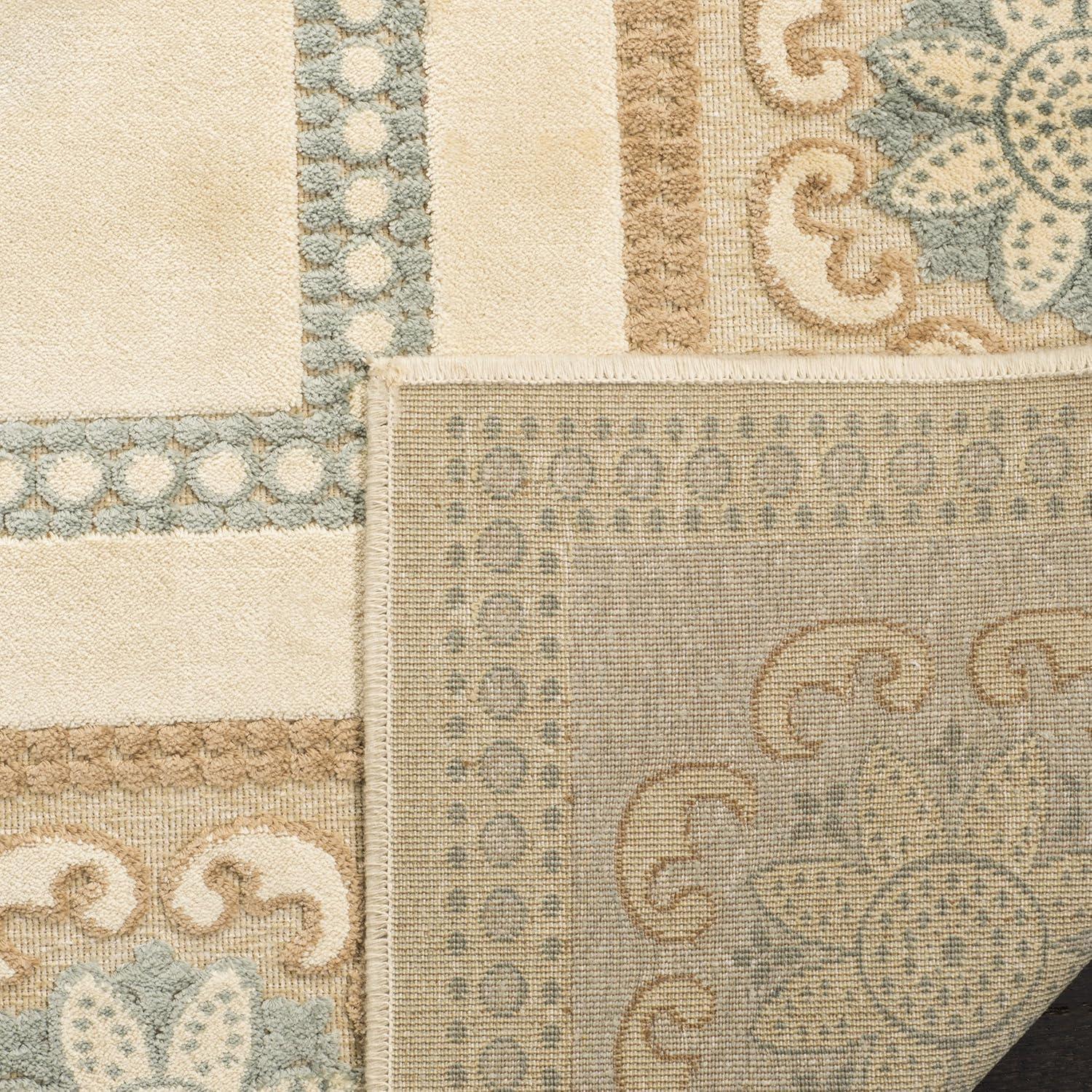image:imageMartha Stewart x SAFAVIEH Area Rug Collection 4 x 57 Cream Viscose Ideal for Living Room Foyer Bedroom Accent Space MSR4440ACreme