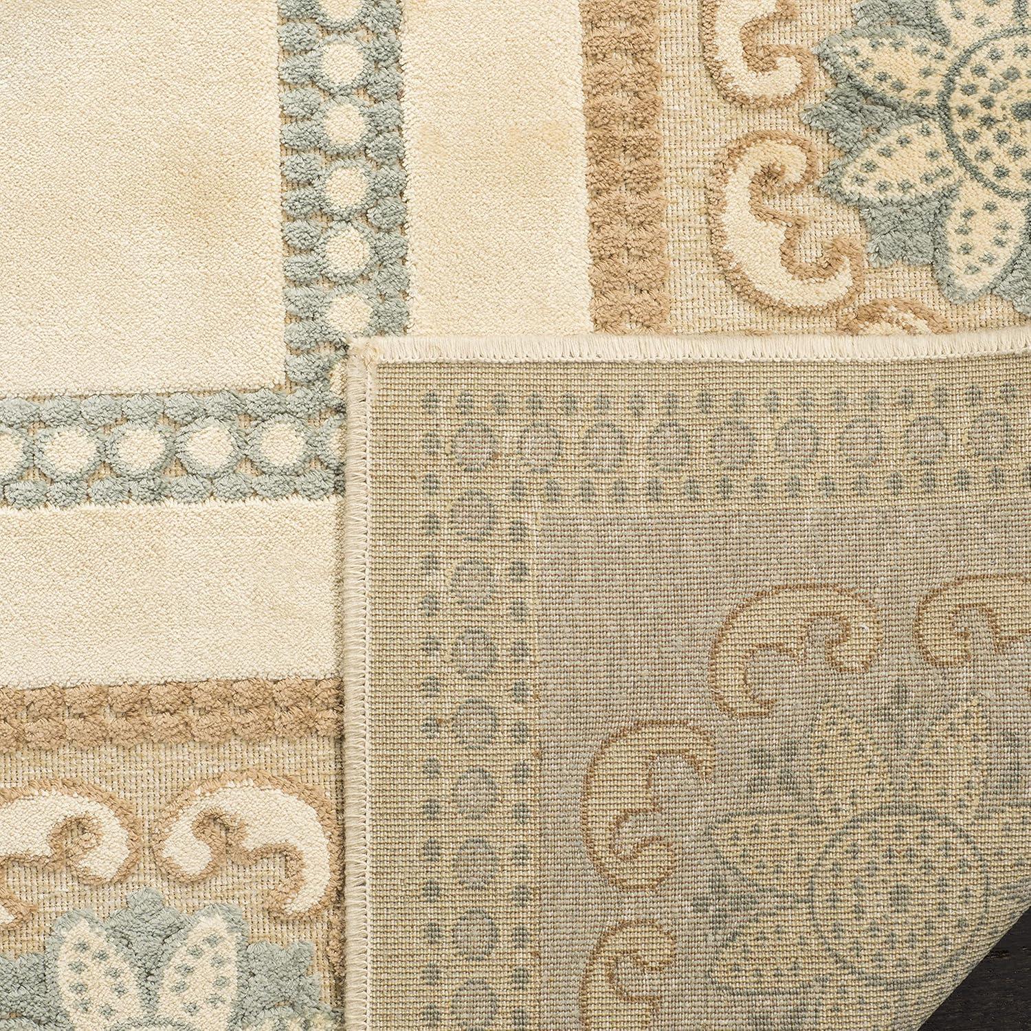 image:imageMartha Stewart x SAFAVIEH Area Rug Collection 4 x 57 Cream Viscose Ideal for Living Room Foyer Bedroom Accent Space MSR4440ACreme