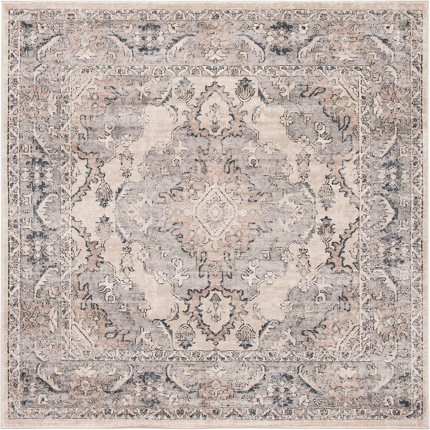 image:imageMartha Stewart x SAFAVIEH Area Rug Collection 4 x 6 Beige amp Grey NonShedding amp Easy Cleaning Ideal for Living Room Foyer Bedroom Accent Space MSR898BBeigeGrey