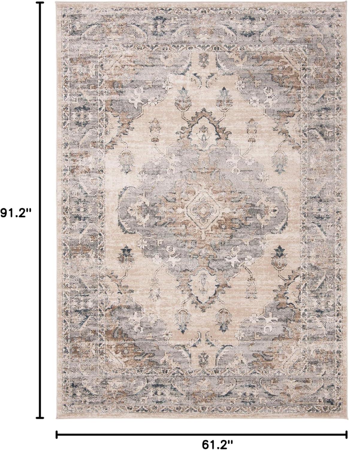 image:imageMartha Stewart x SAFAVIEH Area Rug Collection 4 x 6 Beige amp Grey NonShedding amp Easy Cleaning Ideal for Living Room Foyer Bedroom Accent Space MSR898BBeigeGrey