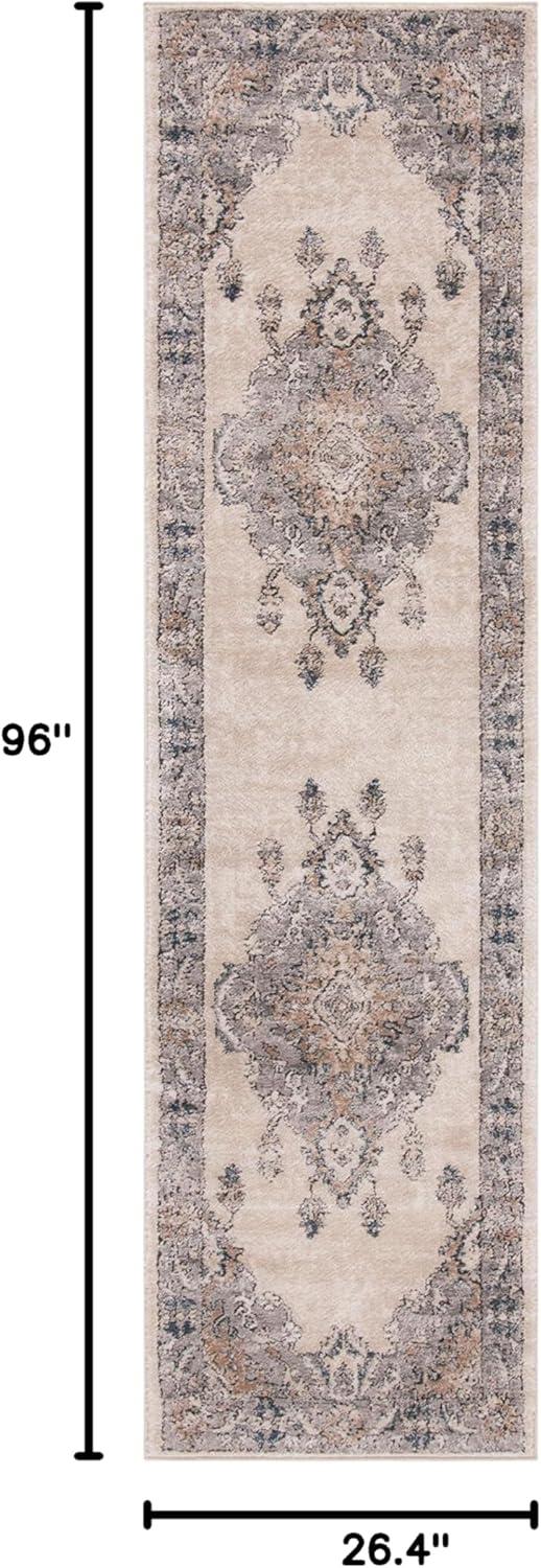 image:imageMartha Stewart x SAFAVIEH Area Rug Collection 4 x 6 Beige amp Grey NonShedding amp Easy Cleaning Ideal for Living Room Foyer Bedroom Accent Space MSR898BBeigeGrey