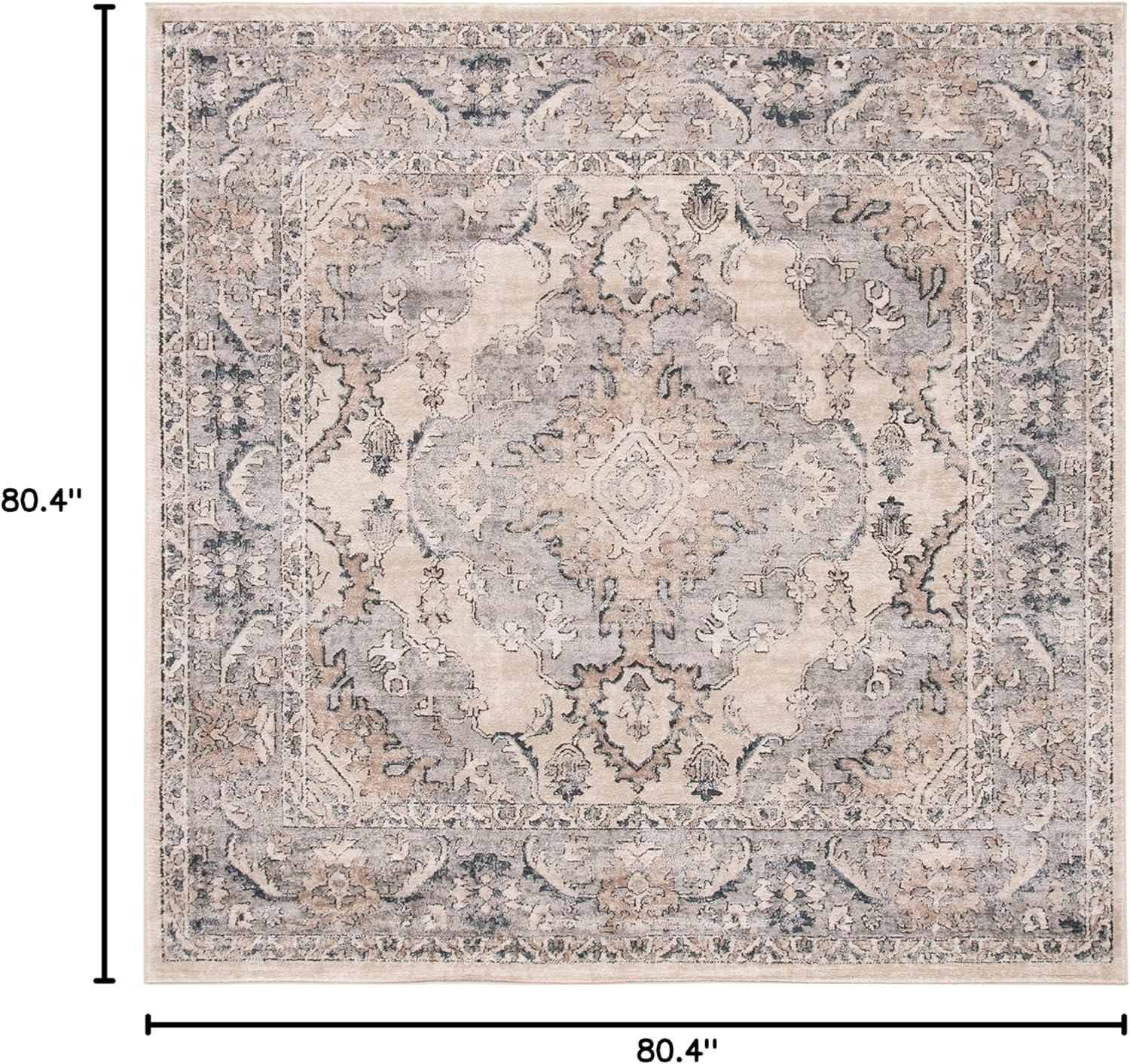 image:imageMartha Stewart x SAFAVIEH Area Rug Collection 4 x 6 Beige amp Grey NonShedding amp Easy Cleaning Ideal for Living Room Foyer Bedroom Accent Space MSR898BBeigeGrey
