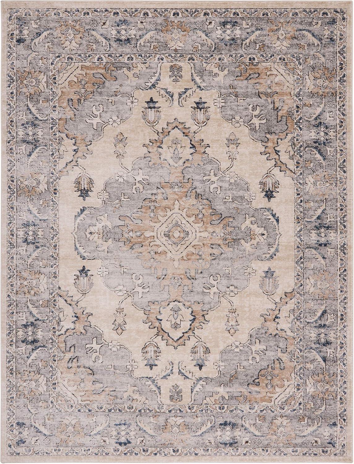 image:imageMartha Stewart x SAFAVIEH Area Rug Collection 4 x 6 Beige amp Grey NonShedding amp Easy Cleaning Ideal for Living Room Foyer Bedroom Accent Space MSR898BBeigeGrey