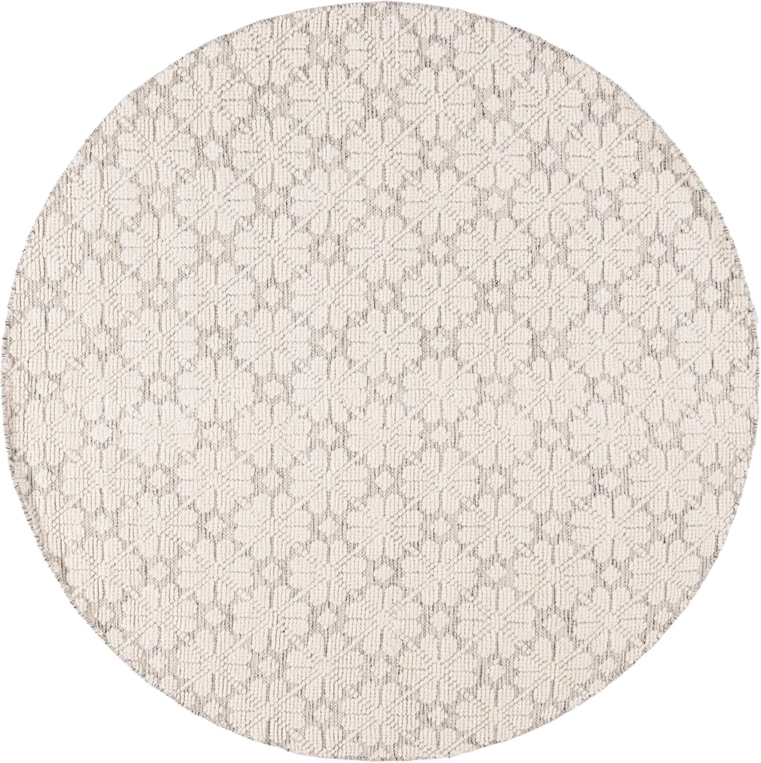 image:imageMartha Stewart x SAFAVIEH Area Rug Collection 4 x 6 Ivory Handmade Wool Ideal for Living Room Foyer Bedroom Accent Space MSR3503AIvoryGrey