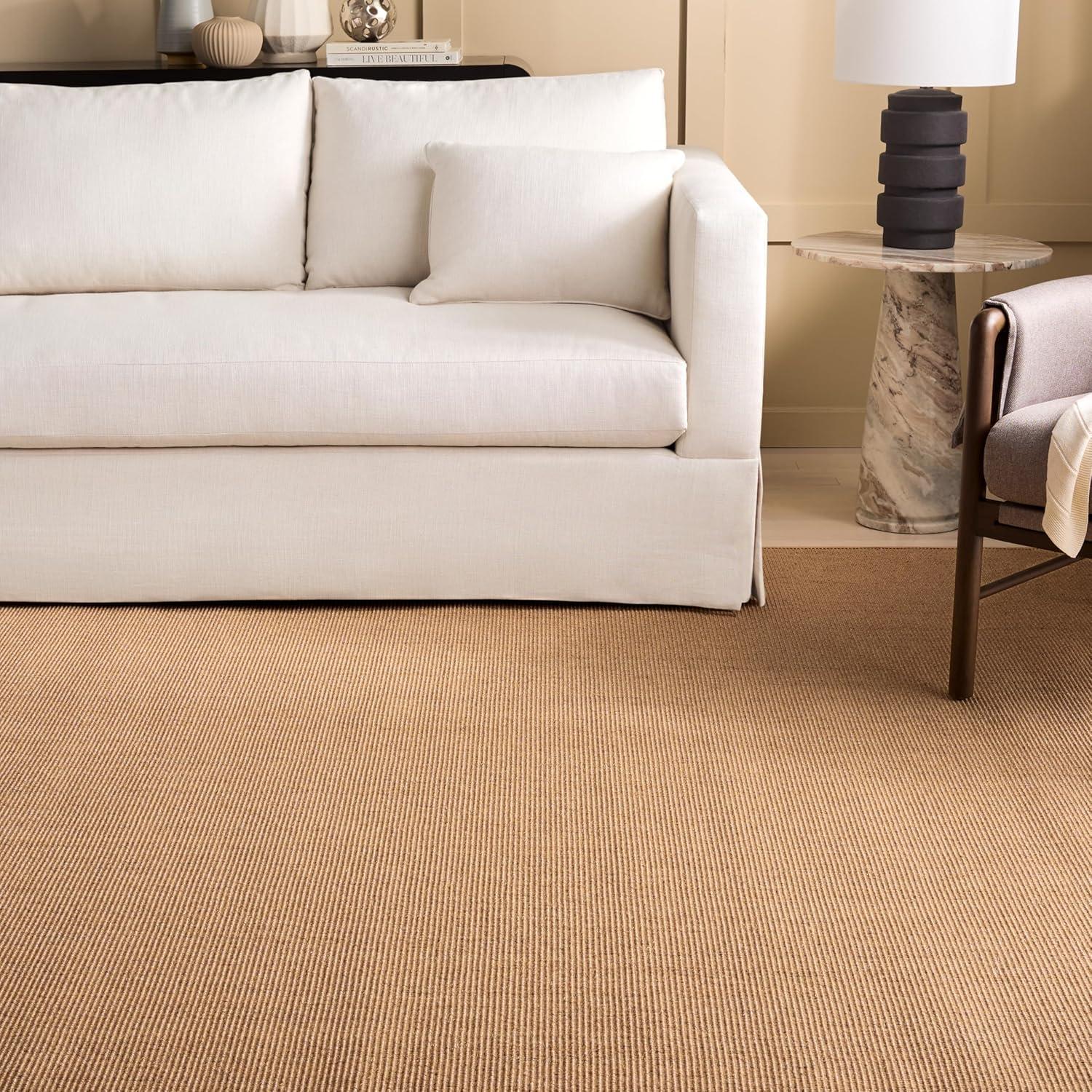image:imageMartha Stewart x SAFAVIEH Area Rug Collection 4 x 6 Red Sisal amp Jute Farmhouse Style Ideal for Living Room Foyer Bedroom Accent Space MSR9501QBeige
