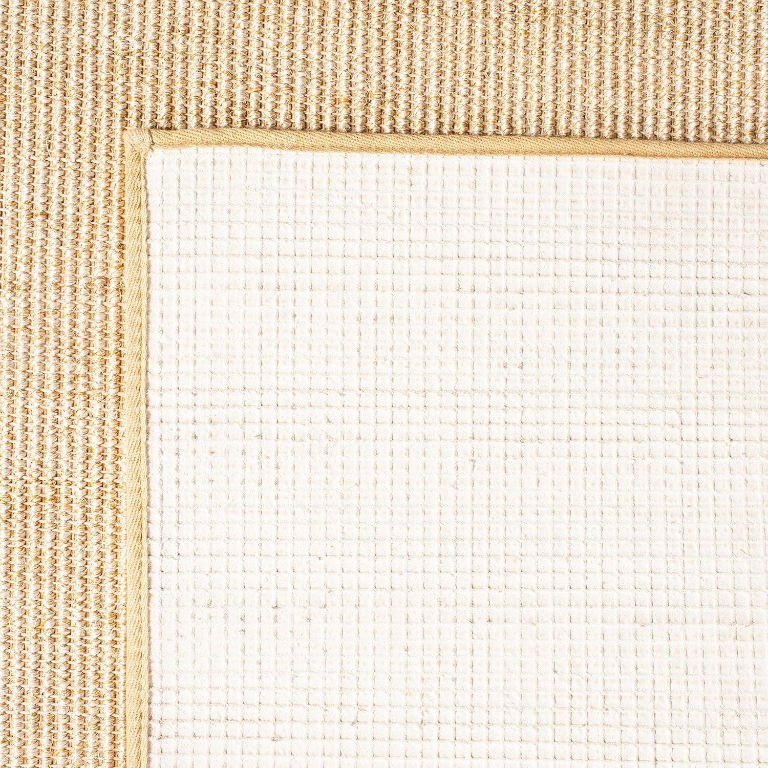 image:imageMartha Stewart x SAFAVIEH Area Rug Collection 4 x 6 Red Sisal amp Jute Farmhouse Style Ideal for Living Room Foyer Bedroom Accent Space MSR9501QBeigeIvory