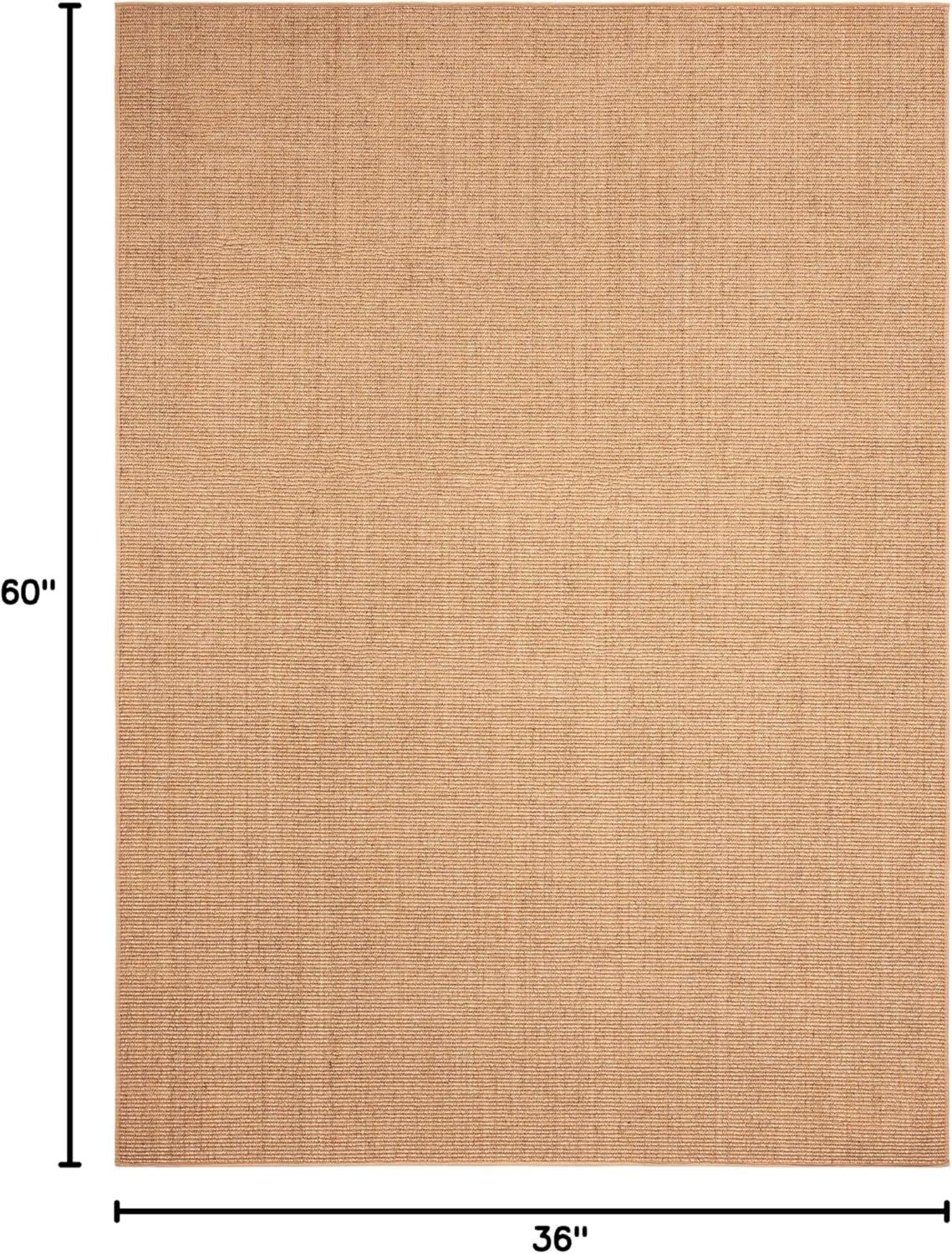 image:imageMartha Stewart x SAFAVIEH Area Rug Collection 4 x 6 Red Sisal amp Jute Farmhouse Style Ideal for Living Room Foyer Bedroom Accent Space MSR9501QBeige