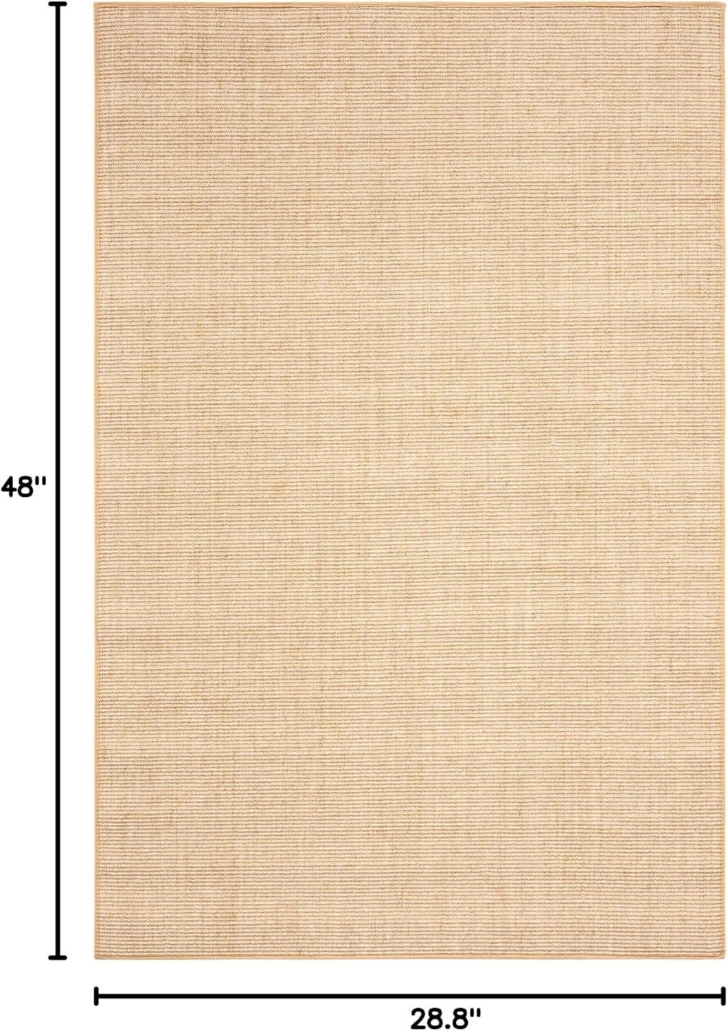 image:imageMartha Stewart x SAFAVIEH Area Rug Collection 4 x 6 Red Sisal amp Jute Farmhouse Style Ideal for Living Room Foyer Bedroom Accent Space MSR9501QBeigeIvory