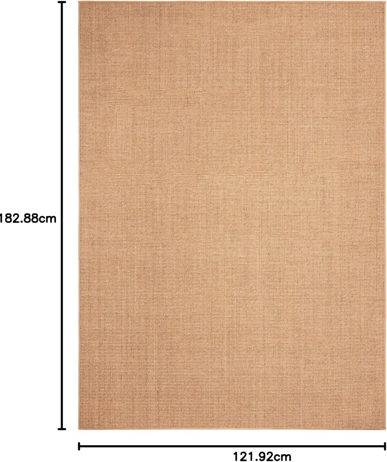 image:imageMartha Stewart x SAFAVIEH Area Rug Collection 4 x 6 Red Sisal amp Jute Farmhouse Style Ideal for Living Room Foyer Bedroom Accent Space MSR9501QBeige