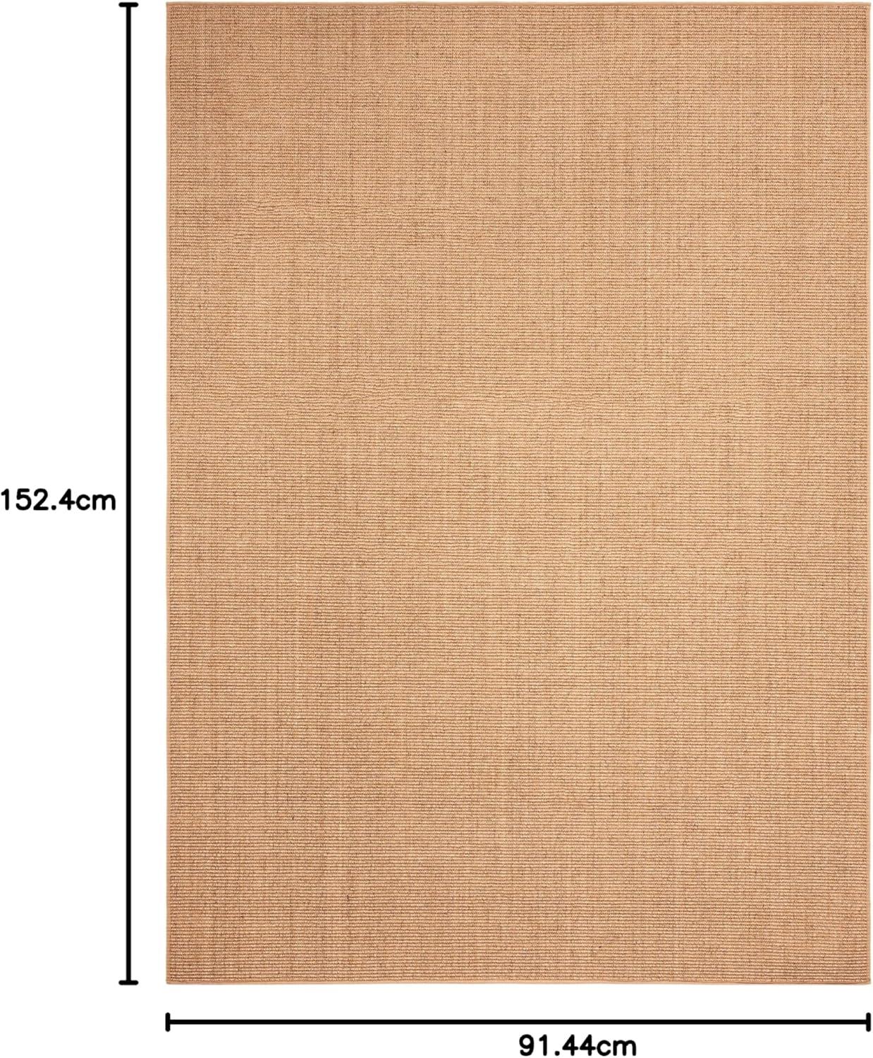 image:imageMartha Stewart x SAFAVIEH Area Rug Collection 4 x 6 Red Sisal amp Jute Farmhouse Style Ideal for Living Room Foyer Bedroom Accent Space MSR9501QBeige