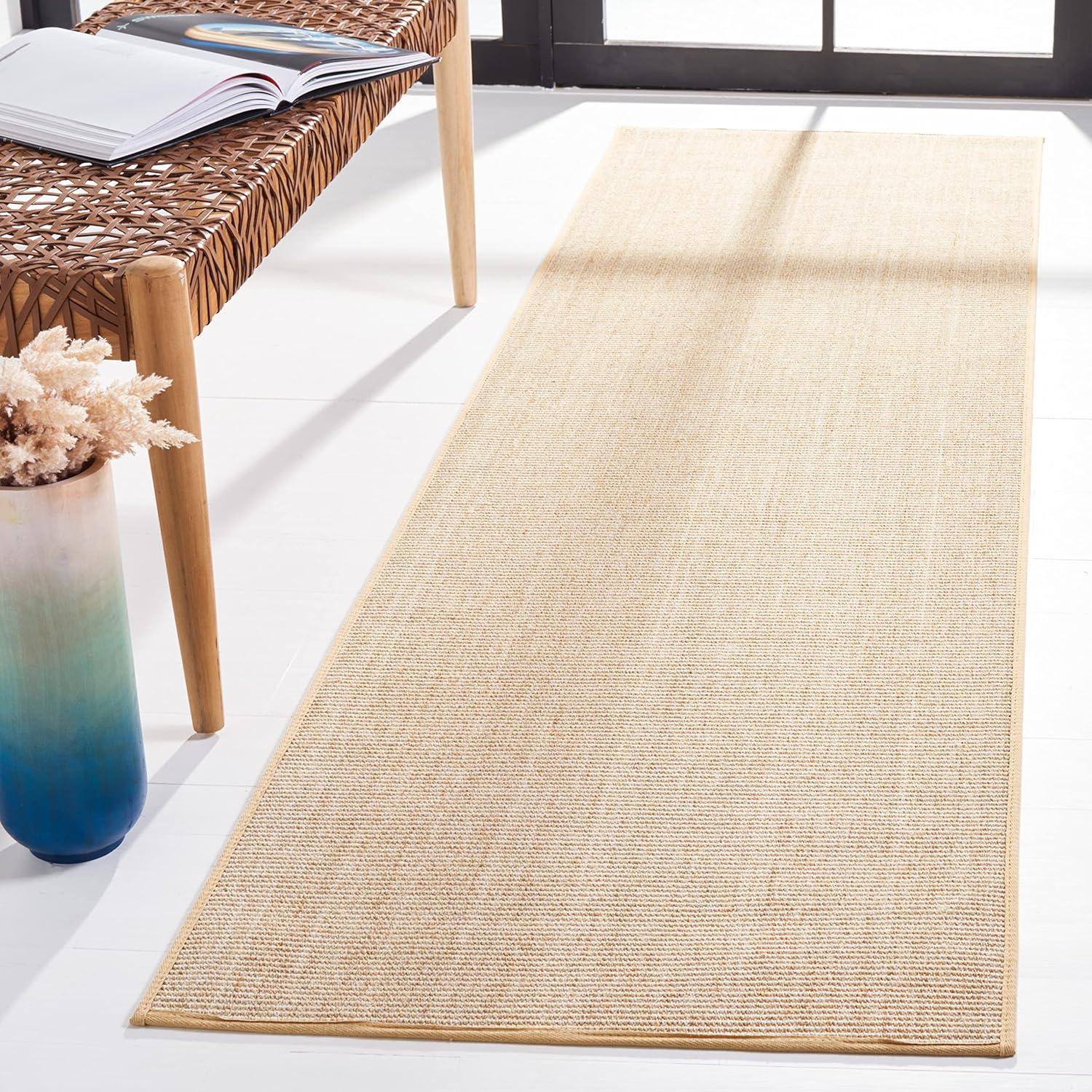 image:imageMartha Stewart x SAFAVIEH Area Rug Collection 4 x 6 Red Sisal amp Jute Farmhouse Style Ideal for Living Room Foyer Bedroom Accent Space MSR9501QBeigeIvory