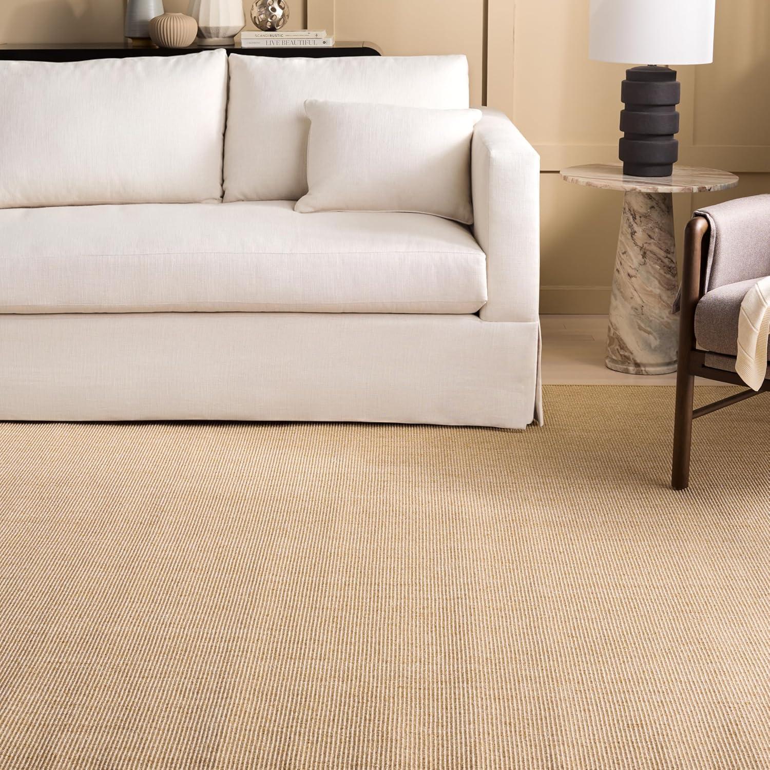 image:imageMartha Stewart x SAFAVIEH Area Rug Collection 4 x 6 Red Sisal amp Jute Farmhouse Style Ideal for Living Room Foyer Bedroom Accent Space MSR9501QBeigeIvory