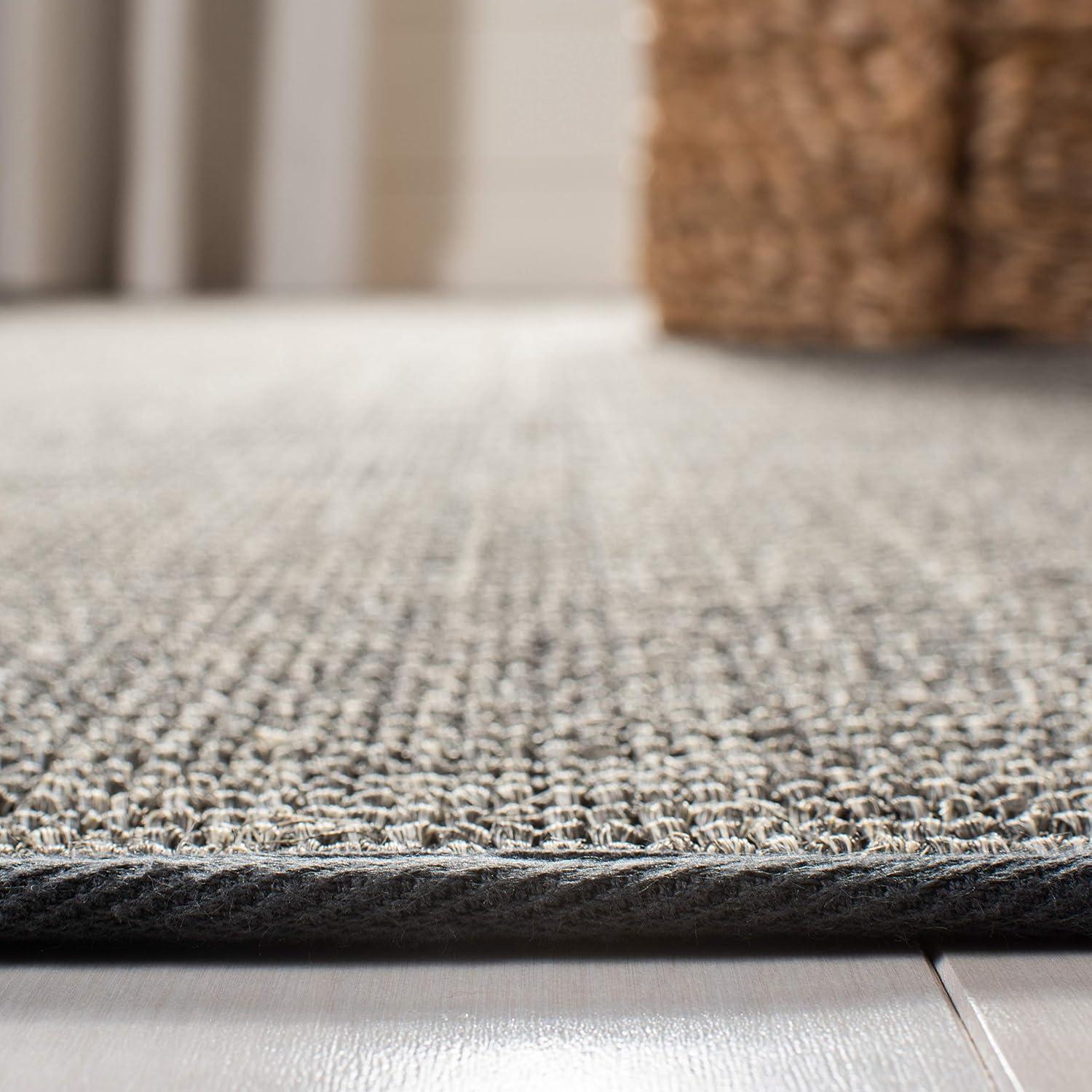 image:imageMartha Stewart x SAFAVIEH Area Rug Collection 4 x 6 Red Sisal amp Jute Farmhouse Style Ideal for Living Room Foyer Bedroom Accent Space MSR9501QCharcoal