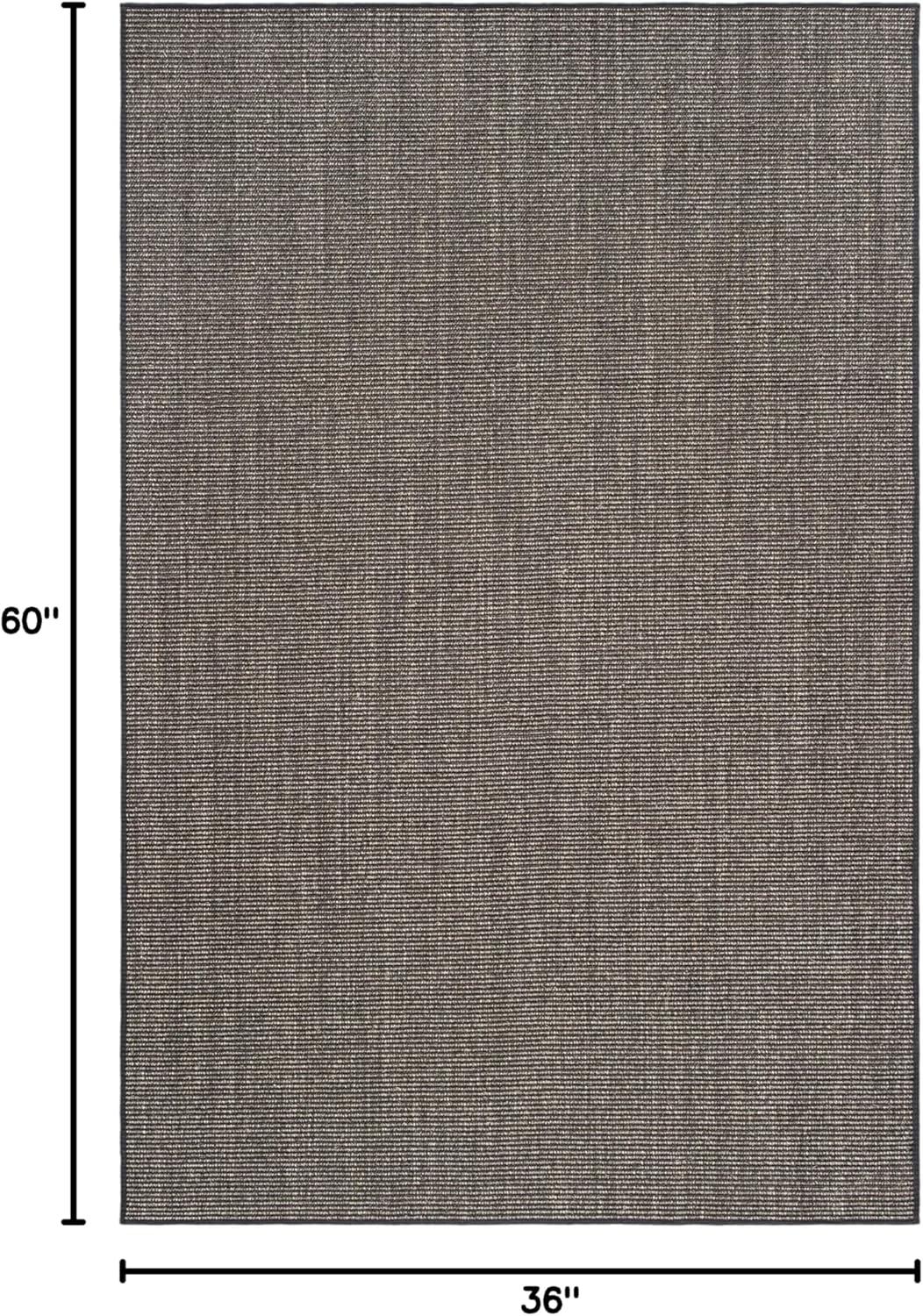 image:imageMartha Stewart x SAFAVIEH Area Rug Collection 4 x 6 Red Sisal amp Jute Farmhouse Style Ideal for Living Room Foyer Bedroom Accent Space MSR9501QCharcoal