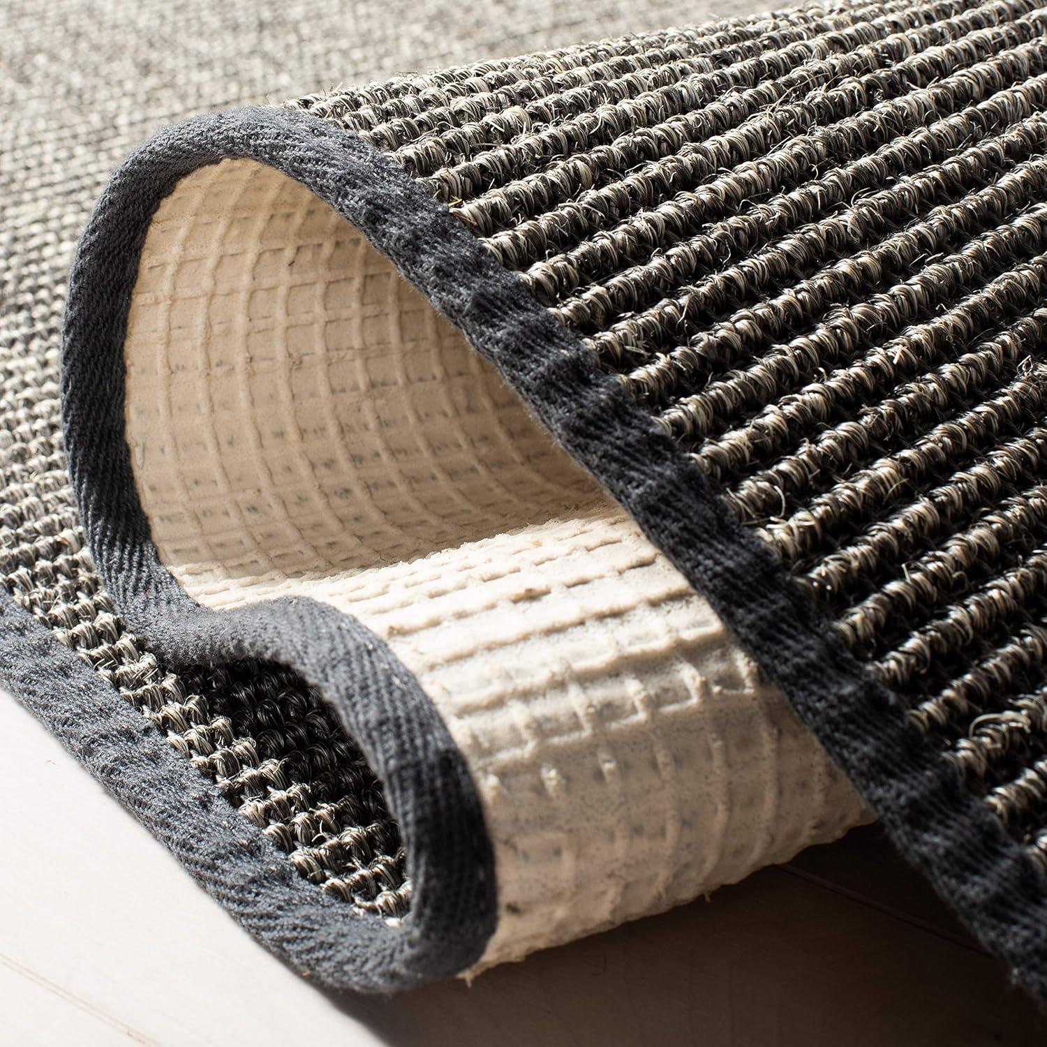 image:imageMartha Stewart x SAFAVIEH Area Rug Collection 4 x 6 Red Sisal amp Jute Farmhouse Style Ideal for Living Room Foyer Bedroom Accent Space MSR9501QCharcoal