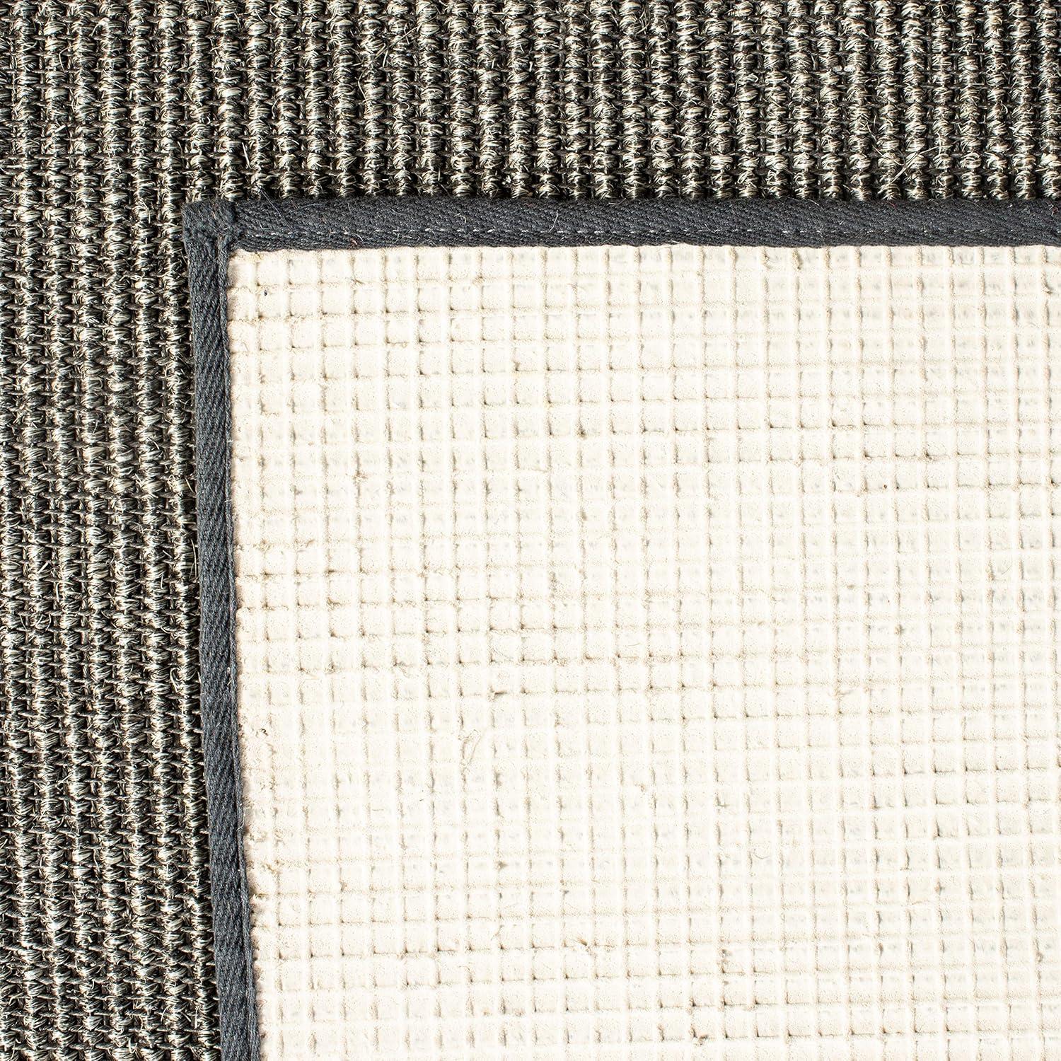 image:imageMartha Stewart x SAFAVIEH Area Rug Collection 4 x 6 Red Sisal amp Jute Farmhouse Style Ideal for Living Room Foyer Bedroom Accent Space MSR9501QCharcoal