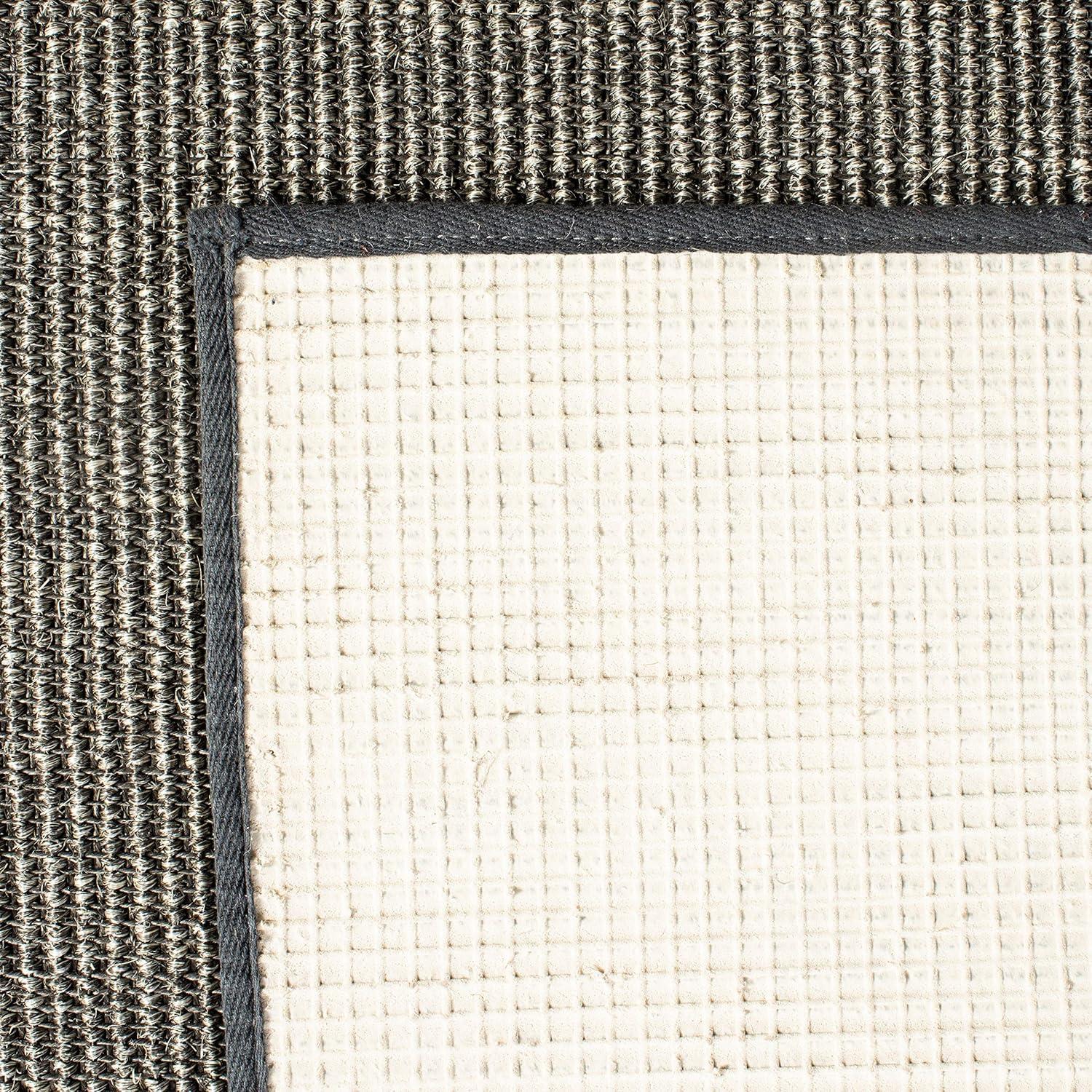 image:imageMartha Stewart x SAFAVIEH Area Rug Collection 4 x 6 Red Sisal amp Jute Farmhouse Style Ideal for Living Room Foyer Bedroom Accent Space MSR9501QCharcoal