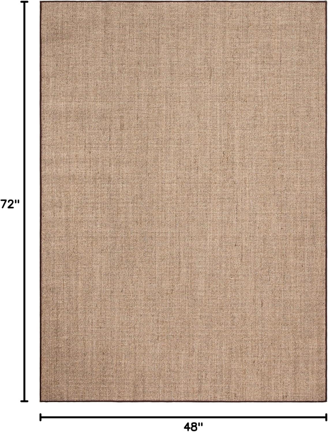 image:imageMartha Stewart x SAFAVIEH Area Rug Collection 4 x 6 Red Sisal amp Jute Farmhouse Style Ideal for Living Room Foyer Bedroom Accent Space MSR9501QLight Brown