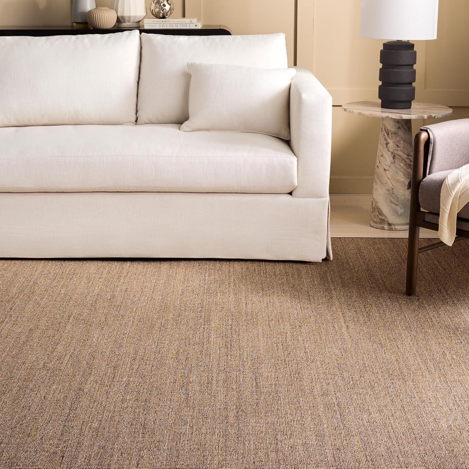 image:imageMartha Stewart x SAFAVIEH Area Rug Collection 4 x 6 Red Sisal amp Jute Farmhouse Style Ideal for Living Room Foyer Bedroom Accent Space MSR9501QLight Brown