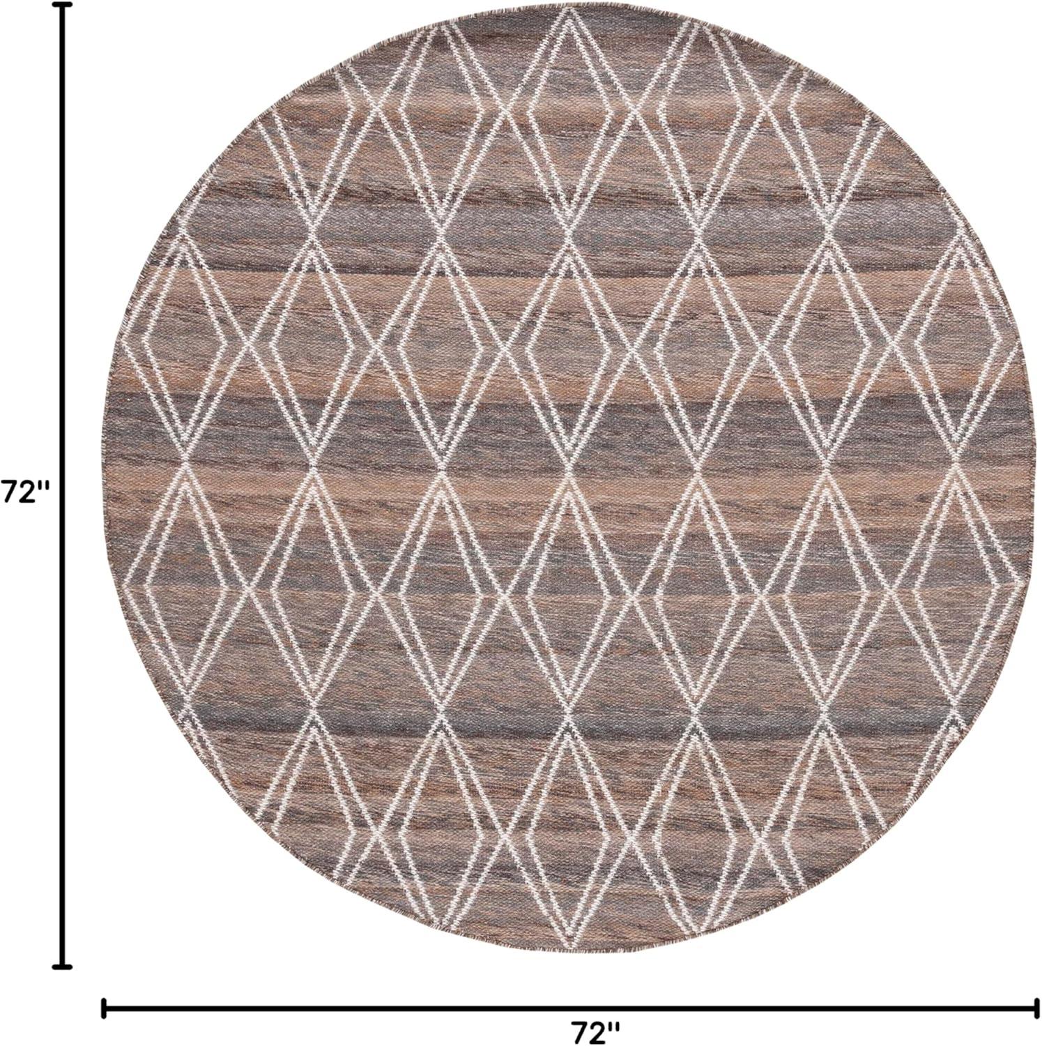 image:imageMartha Stewart x SAFAVIEH Area Rug Collection 5 x 8 Blue amp Ivory Handmade Wool Ideal for Living Room Bedroom Office Dining Space MSR4652MBrownGrey