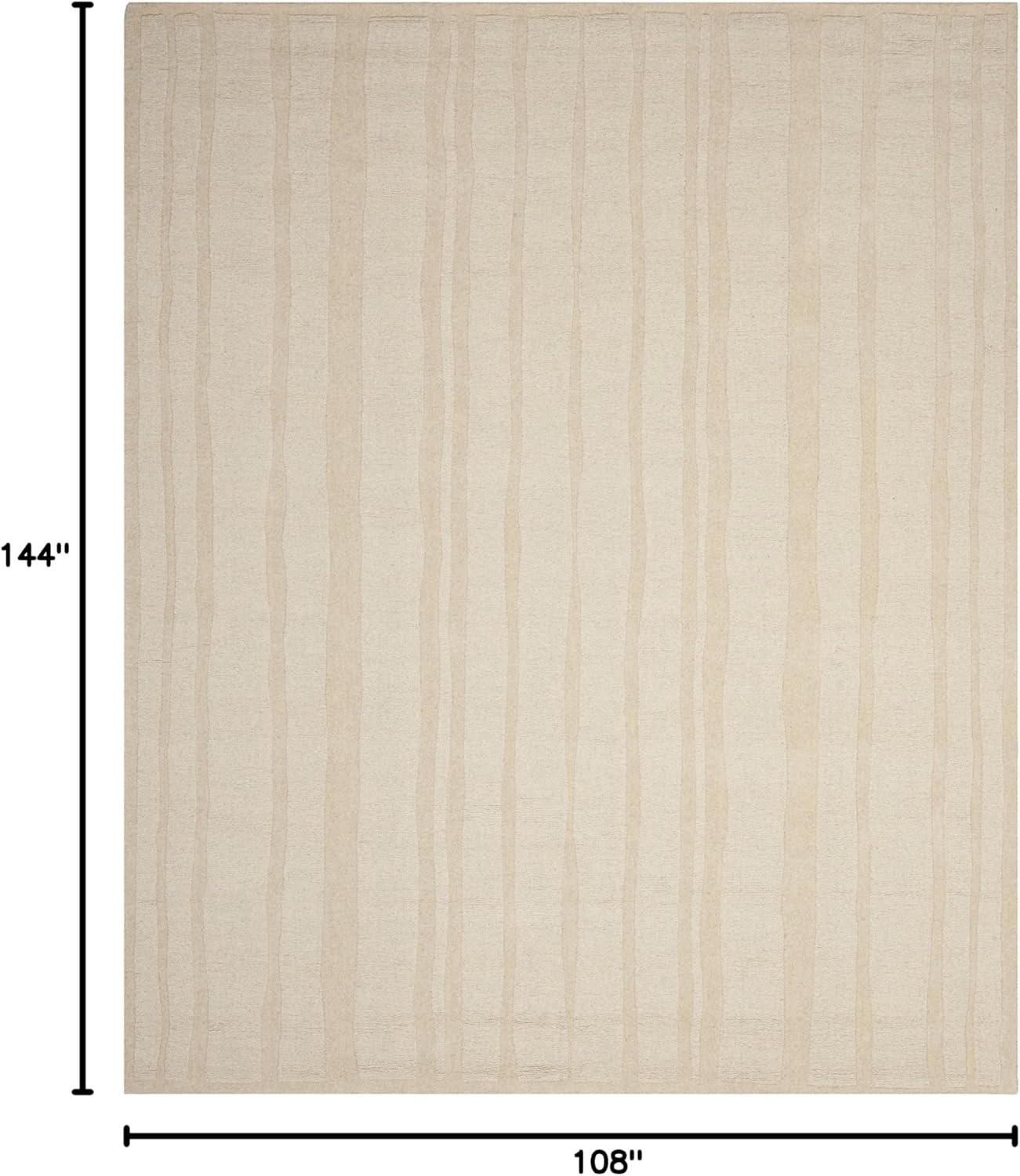 image:imageMartha Stewart x SAFAVIEH Area Rug Collection 5 x 8 Fossil Handmade Wool Ideal for Living Room Bedroom Office Dining Space MSR4619BFossil