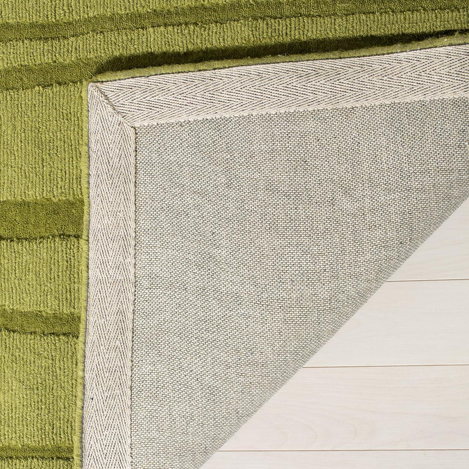 image:imageMartha Stewart x SAFAVIEH Area Rug Collection 5 x 8 Fossil Handmade Wool Ideal for Living Room Bedroom Office Dining Space MSR4619BMossy Rock