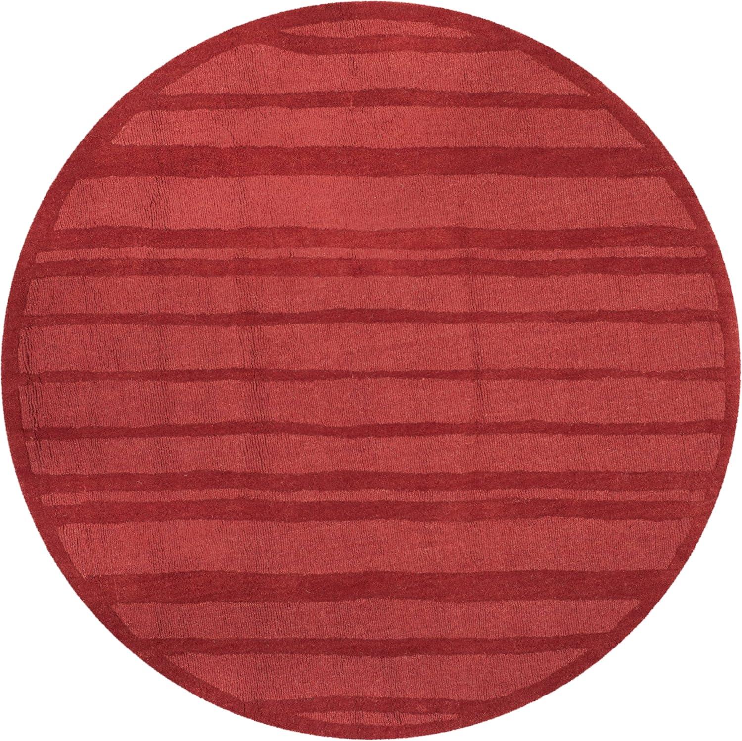 image:imageMartha Stewart x SAFAVIEH Area Rug Collection 5 x 8 Fossil Handmade Wool Ideal for Living Room Bedroom Office Dining Space MSR4619BVermillion