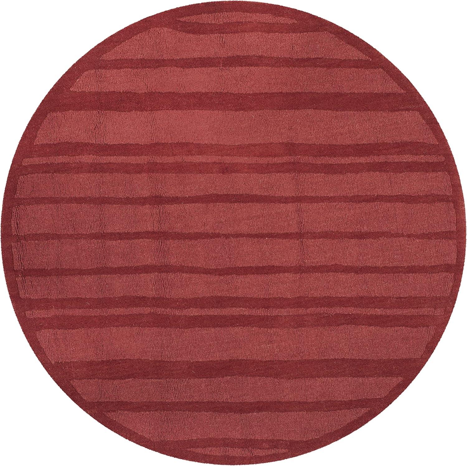 image:imageMartha Stewart x SAFAVIEH Area Rug Collection 5 x 8 Fossil Handmade Wool Ideal for Living Room Bedroom Office Dining Space MSR4619BVermillion