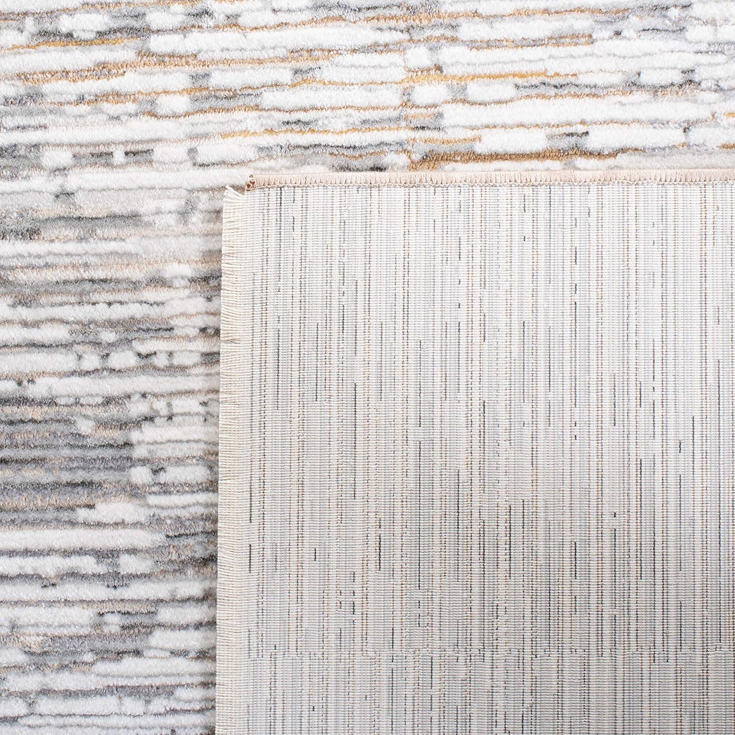 image:imageMartha Stewart x SAFAVIEH Area Rug Collection 5 x 8 Ivory amp Beige NonShedding amp Easy Cleaning Ideal for Living Room Bedroom Office Dining Space MSR8979AIvoryBeige