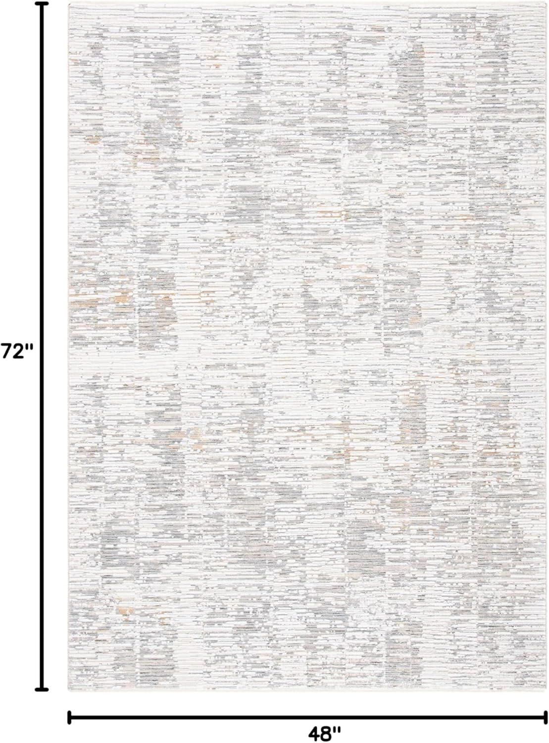 image:imageMartha Stewart x SAFAVIEH Area Rug Collection 5 x 8 Ivory amp Beige NonShedding amp Easy Cleaning Ideal for Living Room Bedroom Office Dining Space MSR8979AIvoryBeige
